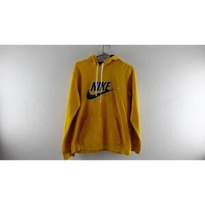 Men size S Hoodie Nike Logo Hoodie Big Mustard Color Old Clothes LTD Collection